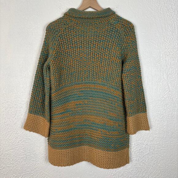 Sundance Marled Knit Cardigan Sweater Coat Wool Blend Size Small - Picture 2 of 4